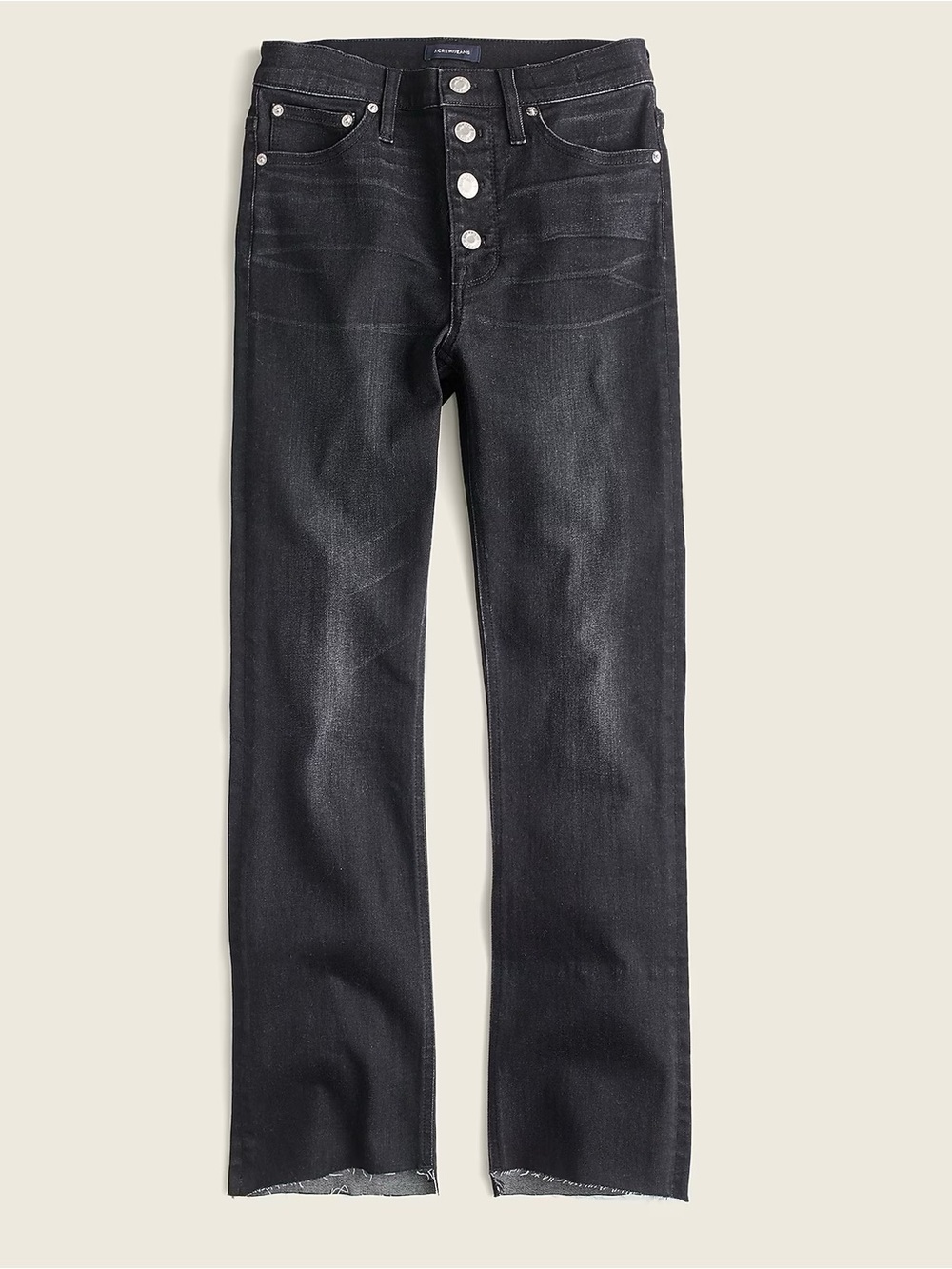 J.   Crew 9” demi boot crop jean in charcoal